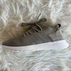 Adidas Green Sneakers with Suede Heel Detail